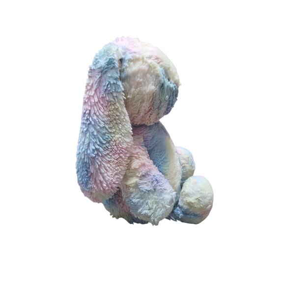 GUND Thistle Pastel Bunny Plush Stuffed Animal 14” Multicolor Tie Dye Rabbit Toy - Picture 5 of 8